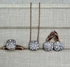 Damen Schmuck Set mit 750 Rotgold, Plattiert,neu ,Pomellato Design,53