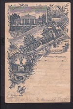 A22 /  Privatganzsache Vorläufer Magdeburg Herrenkrug 1895