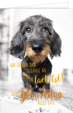 Geburtstag - A4 Karte mit