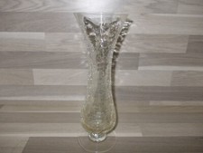 Künstler Mundgeblasen Designer Vase Dekorglas Crackle Studio Glas transparent