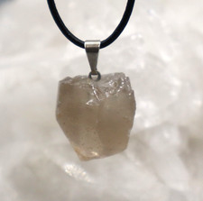 RAUCHQUARZ Anhänger Rohstein