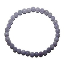 Tansanit Armband 6 mm Ø Kugel