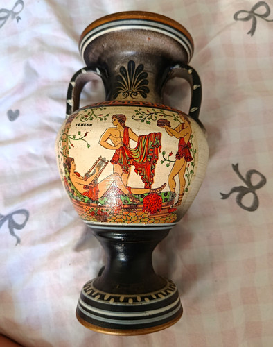 Griechische keramikvase bemalt - griechische,