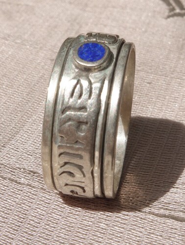 Sehr schöner silber - silber, dreh-ring