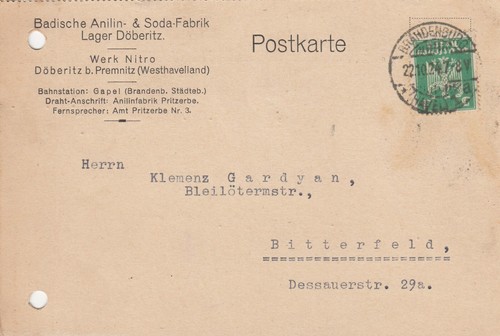 Döberitz postkarte 1924 - dÖberitz,,