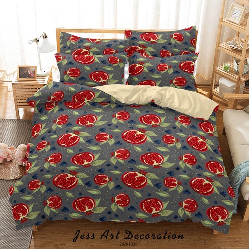 Granatapfel blatt muster - 3d,