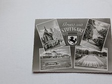 #1147-2 Ansichtskarte Postkarte Stuttgart Stiftskirche Solitude Fernsehturm