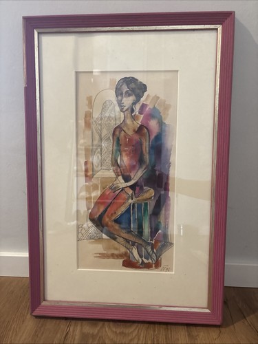 Aquarell akt erotik gemälde - aquarell,