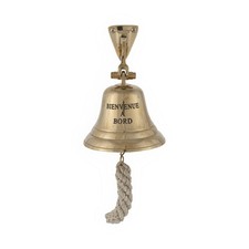Schiffsglocke Messing poliert