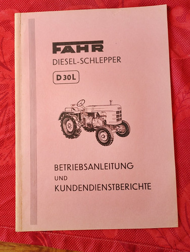 Fahr diesel schlepper d30l - fahr, -schlepper