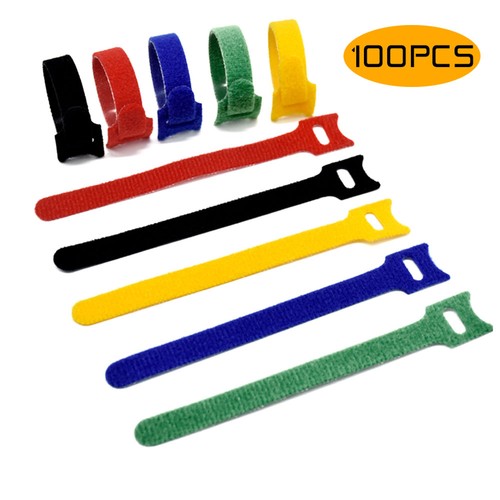 100x klett kabelbinder - 100x,