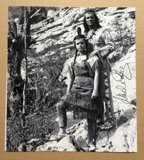 Uschi Glas (Orig-Autogramm auf Fotoabzug) - Pierre Brice / Karl May