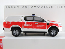 Busch 52840 Ford Ranger mit Hardtop (2016) "Werkfeuerwehr Röhm" 1:87/H0 NEU/OVP