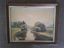 Ölgemälde Ölbild Fluss