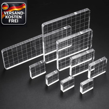 Acryl Stempelblock Set für