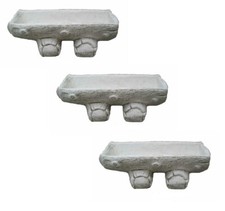 3 x rechteckiger Blumenkasten