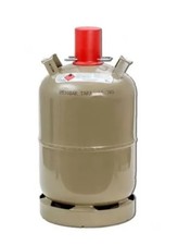 1 x graue Stahl-Gasflasche 11