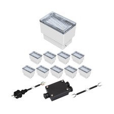 LED Pflasterstein Bodeneinbauleuchte CUS für außen, IP67, eckig, 8 x 5cm,