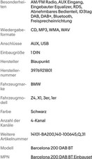 Autoradio blaupunkt barcelona - autoradio,