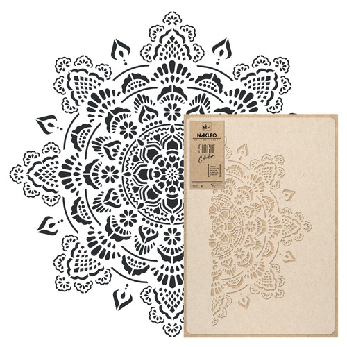 Malschablone boho mandala - malschablone,