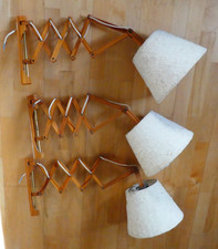3 baugleiche Scherenlampen