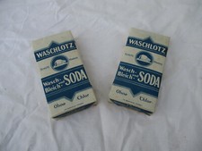 antike Verpackung "Waschlotz Wasch Soda "  F.Gruner Seifenfabrik Esslingen 1930