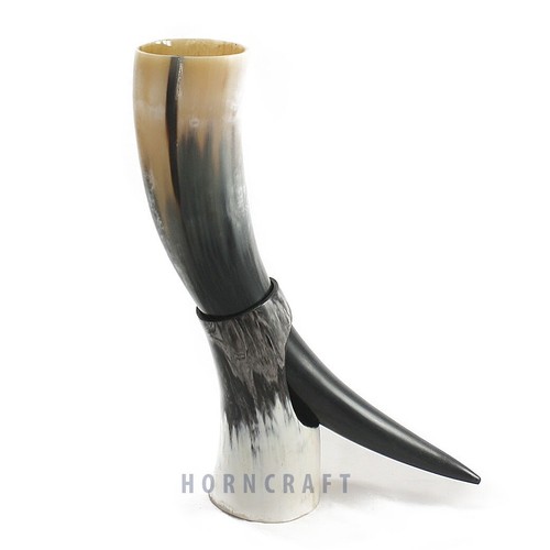 Ochsenhorn wikinger trinkhorn - wikinger,