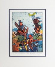 Gerhard Hofmann - Alice im Wunderland - Farbradierung - signiert