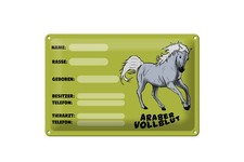 Schild Blech 30x20cm - Made in