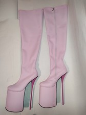 Handgefertigte Overknee-Stiefel in vielen Farben, 30 cm Plateau, 20 cm Bolingier