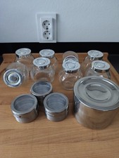 8 x Ikea Rajtan Gewürzgläser plus 4 x Edelstahl Behälter Küche