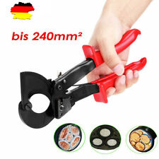 Kabelschere Kabelschneider bis 240mm² Ratsche für Kupfer Alu Kabel