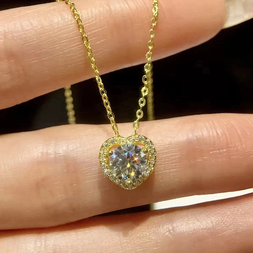 Karat rundschliff moissanit - 2,