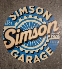 Simson schild blechschild - simson,
