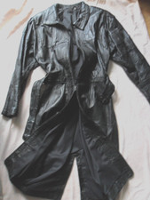 Damen Echtlederkleid Gr. 38