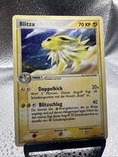 Blitza Pokemon Sandsturm Vintage Exzellent Deutsch Rare Holo Ex - Lp