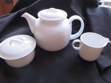 Trend weiß Thomas Teekanne 1,25 l. + Zuckerdose + Milchkännchen