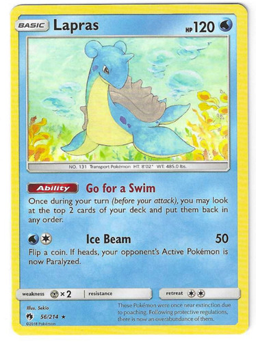Lapras lost thunder 56 214 - lapras,