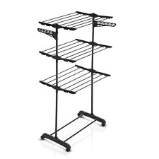 Meisterhome® Wäscheständer Wäschetrockner Kleiderständer Wäscheturm mit Rollen