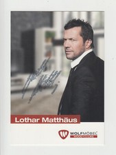 Lothar Matthäus*DFB*FC Bayern München*Mönchengladbach*DFB*WM*EM*WOLF MÖBEL- AK