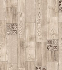 PVC Tischdecke Holzdiele Meterware Wachstuch Eckig Breite & Länge wählbar 