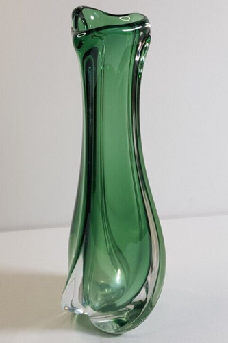 Val lambert vase grün - vase,