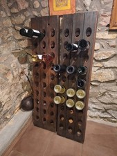 2 x 30 Flaschen altes Champagner Regal  / Rüttelbrett Weinregal Rüttelpult