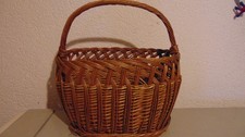 Weidenkorb Präsentkorb Obstkorb Tragegriffen geflochtener Korb L/B/H 36x20x25/43