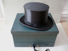 Alter Klappzylinder Chapeauclaque Zylinder Hut  57 - 58 Chapeau Claque Klapphut