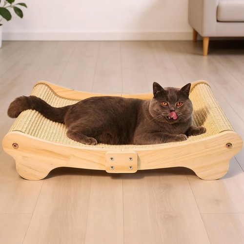 Katzen kratzbrett holz sisal - kratzbrett,