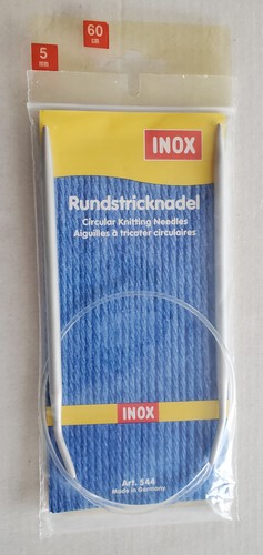 Inox rundstricknadel 80 - inox,