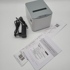 Bisofice Thermodrucker Bondrucker 80mm Belegdrucker Quittungsdrucker mit Auto-Cu