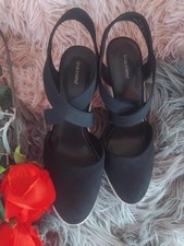 Damenpumps schwarz mit