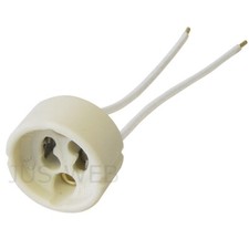 5x Lampenfassung GU10 Sockel Halogen LED Fassung Strahler Keramik 230V